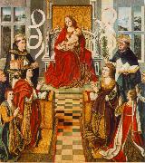 GALLEGO, Fernando Madonna of the Catholic Kings sdg Spain oil painting artist